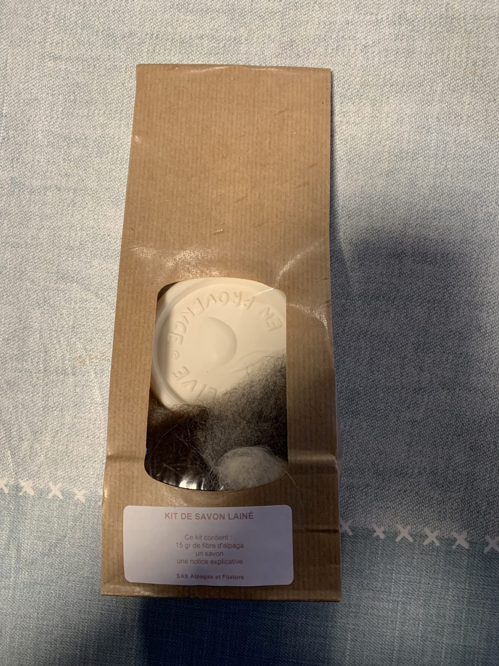 Kit Savon feutré à la laine d’alpaga / IDEE CADEAU