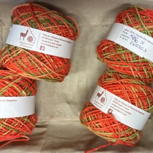 EN PROMO: 100% MOUTON Orange et Vert